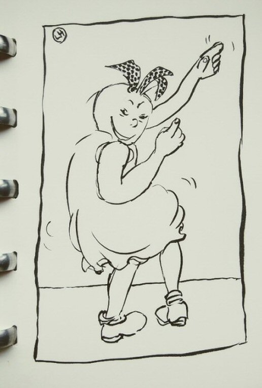 child figure dancing